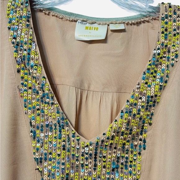 Anthropologie Maeve Kristie blush peasant top - Picture 6 of 8